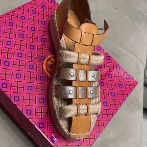 TORY BURCH  Fisherman Platform Espadrille